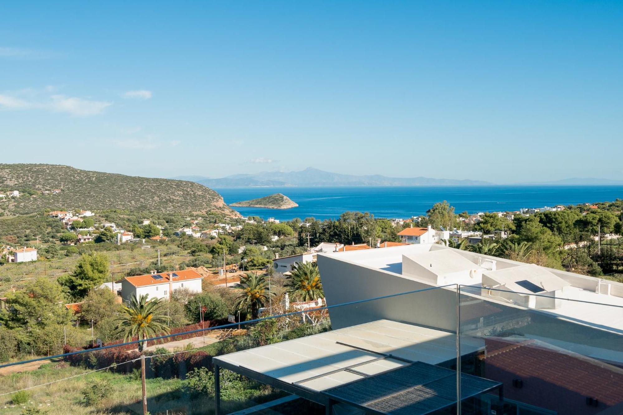 Villa Orama Pórto Ráfti Esterno foto